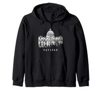 Vatican Basilique Saint-Pierre Vintage Cité du Vatican Rom Sweat à Capuche