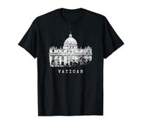 Vatican Basilique Saint-Pierre Vintage Cité du Vatican Rom T-Shirt