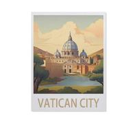 Vatican City，Paper Jigsaw Puzzle 1000 Pieces Adult Toys Decompression Game（38x52cm）-ED77