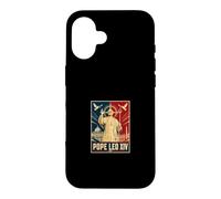Vatican Pape Léon XIV Foi catholique Coque pour iPhone 16