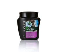 Vatika Masque Capillaire Multivitaminé à l'Huile de Graines Noires 500g - Nourrit, Brillance, Hydratation, Croissance, Renforce