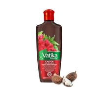 Vatika Naturals Huile de ricin enrichie en multivitamines 200 ml - Infusée avec de l'huile de ricin nourrissante, du romarin revitalisant et des extra