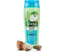 Vatika Shampoo Multivitaminé À La Noix De Coco 400 Ml - Renforcé Avec Vitamines A, E, F & Huile De Coco Pour Cheveux Forts, Sains - Avec Ricin & Henné, Favorise La Croissance Des Cheveux[Z2214]