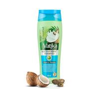 Vatika Shampoo Multivitaminé à la Noix de Coco 400 ml - Renforcé avec Vitamines A, E, F & Huile de Coco pour Cheveux Forts, Sains - Avec Ricin & Henné, Favorise la Croissance des Cheveux
