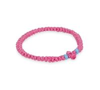 VATOPEDI MONASTERY Chapelet de prière Rose Fait Main avec 33 nœuds de prière du Mont Athos - Corde de prière orthodoxe en Fil tressé, de Style monastique Traditionnel, pour la prière personnelle