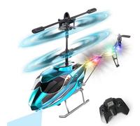 VATOS Hélicoptère RC, Hélicoptère télécommandé 2.4G avec lumière LED, Hauteur Fixe, décollage par Une Seule Touche, Avions RC d'intérieur Cadeaux de fête idéaux pour Les garçons et Les Filles