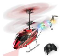 VATOS Hélicoptère RC, Hélicoptère télécommandé 2.4G avec lumière LED, Hauteur Fixe, décollage par Une Seule Touche, Avions RC d'intérieur Cadeaux de fête idéaux pour Les garçons et Les Filles