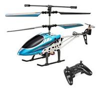 VATOS Hélicoptère Télécommandé RC Avion avec LED Télécommande 2.4Ghz & 3 Canaux Cadeau Enfants