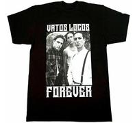 Vatos Locos Forever T-Shirt Blood in Blood Out Bound by Honor Men's Tee Black S
