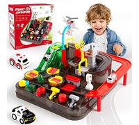 VATOS Pistes de Course pour Garçons Jouets d'aventure en Voiture pour Garçons Filles 3 4 5 6 7 8 Ans, Puzzle Pistes de Voiture Jeux d'enfants Educatifs Préscolaires pour Enfants de 3 Ans et Plus