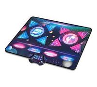 VATOS Tapis de Danse Double pour Filles, Tapis Grand à 8 Boutons, Danse Musicale avec 2 Modes Compétitifs, 12 Jeux, Cadeau Idéal pour Filles 3-12 Ans