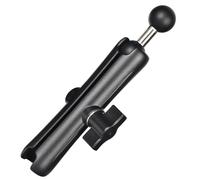 VAUBORTTI Bras d'extension à double prise de 2,5 cm avec adaptateur à double bille, bras d'extension en alliage d'aluminium pour RAM B, convient pour support de téléphone de moto, support de tablette