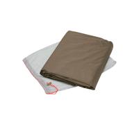 Bache de sol vaude pour tente allround space 2 personnes marron