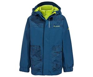 VAUDE Campfire 3in1 IV Veste Enfant Deep Water FR : XXS (Taille Fabricant : 92)