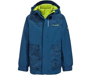 VAUDE Campfire 3in1 IV Veste Enfant Deep Water FR : XXS (Taille Fabricant : 98)