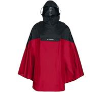 VAUDE Covero Poncho II Poncho de Pluie pour Le vélo Indian Red FR : L (Taille Fabricant : L)