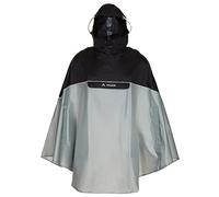 VAUDE Covero Poncho II Poncho de Pluie pour Le vélo Lightgrey FR : M (Taille Fabricant : M)