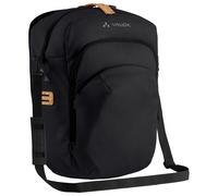 VAUDE eBack Single Arrière Sacoche pour bicyclette 28 L Polyester, Polyuréthane Noir
