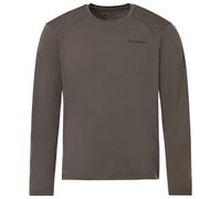 Vaude - Essential Wool L/S T-Shirt - Haut en mérinos - M - deer brown