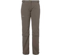 VAUDE Farley Stretch Capri T-Zip II Pantalon Femme Coconut FR : 2XL (Taille Fabricant : 46)