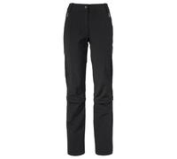 Vaude - Farley Stretch Capri T-Zip Pants III - Pantalon trekking femme Black - EU 34 - Short