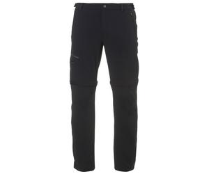 Vaude - Farley Stretch T-Zip Pants II - Pantalon randonnée dézippable homme Black - EU 46 - Regular