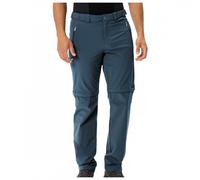 Vaude - Farley Stretch T-Zip Pants III - Pantalon convertible - 54 - Short - dark sea