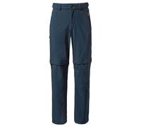 Vaude - Farley Stretch T-Zip Pants III - Pantalon convertible - 58 - Short - dark sea