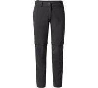 VAUDE Pantalon Farley Stretch ZO II - Zip-Off Trekking - Femme Noir 38 Regular
