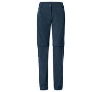 Vaude - Farley Stretch ZO T-Zip Pants II - Pantalon trekking femme Dark Sea - EU 44 - Short