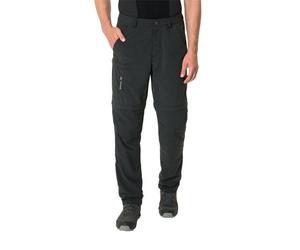 Vaude - Farley Zip-Off Pants V - Pantalon randonnée convertible homme Black - EU 48 - Regular
