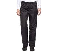 Vaude Fluid Pantalon imperméable zippée Femme Noir FR : XS (Taille Fabricant : XS)