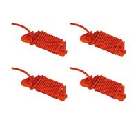 Cordons pour tentes vaude guyline set campo family 4pcs orange