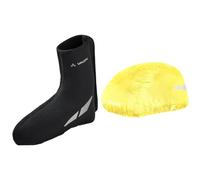 VAUDE Housse de Pluie pour Le Casque Noir 40/43 EU, Housse de Pluie pour Le Casque Neon Yellow FR : Taille Unique (Taille Fabricant : TU)