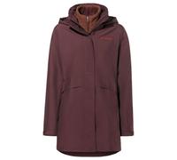 Vaude Idris 3in1 Parka Femmes Manteau 40 Rouge foncé