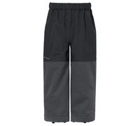 Vaude - Kids Caprea Padded Rain Pants - Pantalon imperméable enfant Black - Taille de l'enfant 158-164 cm