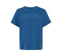 Vaude Print Short Sleeve T-shirt Bleu 146-152 cm Garçon