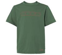 Vaude Bike Print Short Sleeve T-shirt Vert 158-164 cm Garçon Woodland