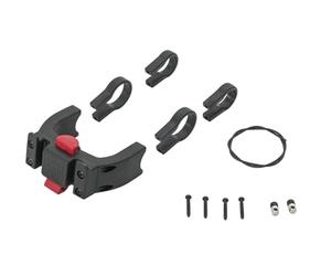 Vaude klick Fix Poches Support pour Guidon avec E-Bike Film de Rechange, Black, One Size