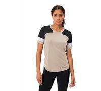 Vaude Bike Kuro Short Sleeve T-shirt Beige 42 Femme Black