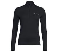 Vaude Livigno Ii Half Zip Long Sleeve T-shirt Noir 38 Femme