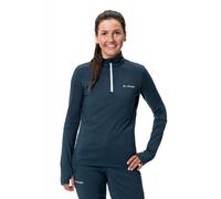 Vaude Livigno Ii Half Zip Long Sleeve T-shirt Bleu 38 Femme