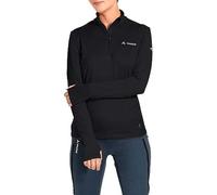 Vaude Livigno Ii Half Zip Long Sleeve T-shirt Noir 36 Femme