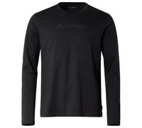 Vaude - Logo L/S T-Shirt - Haut à manches longues - L - black