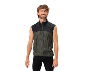 VAUDE Matera Air Vest Gilet de cyclisme ultra léger pour homme Imperméable Veste de course coupe-vent réfléchissant
