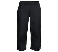 VAUDE Men's Drop 3/4 Pants Pantalon de Pluie 3/4 Sportif pour Le Cyclisme Homme Black FR : 2XL (Taille Fabricant : XXL)