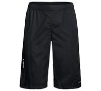 Vaude Men's Drop Short de Pluie Sportif pour Le Cyclisme # imperméable, Coupe-Vent et Respirant # léger et Compact # Fabrication écologique Homme, Black, FR : S (Taille Fabricant : S)
