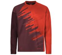 Vaude - Moab L/S T-Shirt VI - Maillot de cyclisme - M - glowing red / black