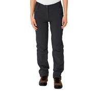 VAUDE Pantalon de randonnée Farley Stretch Capri T-Zip III – dézippable – Noir 34 Regular Femme