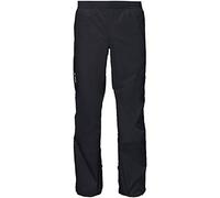 Vaude - Drop Pants II - Pantalon pluie vélo homme Black Uni - S - Long